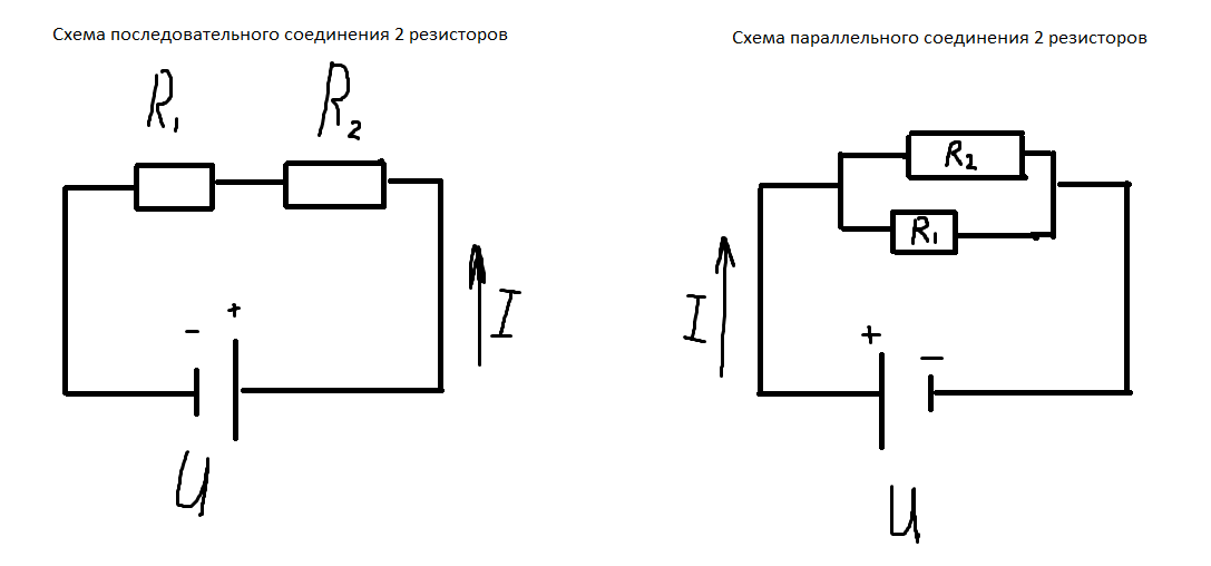 Схема сопротивления резистора