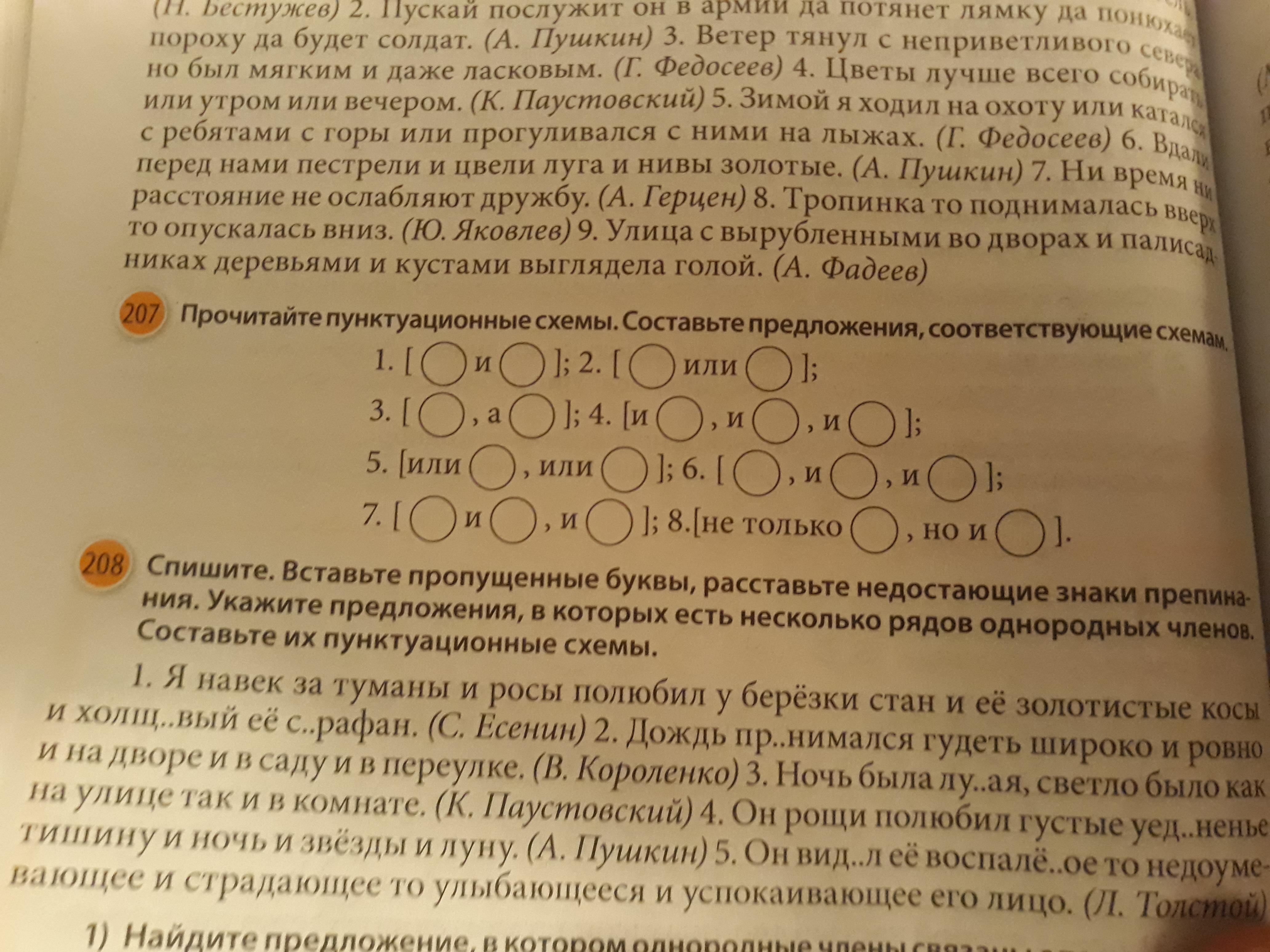 Неожиданная встреча выписать предложение соответствующее схеме