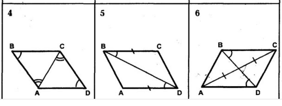 На каждом из приведенных ниже рисунков изображен параллелограмм обладающий теми или иными
