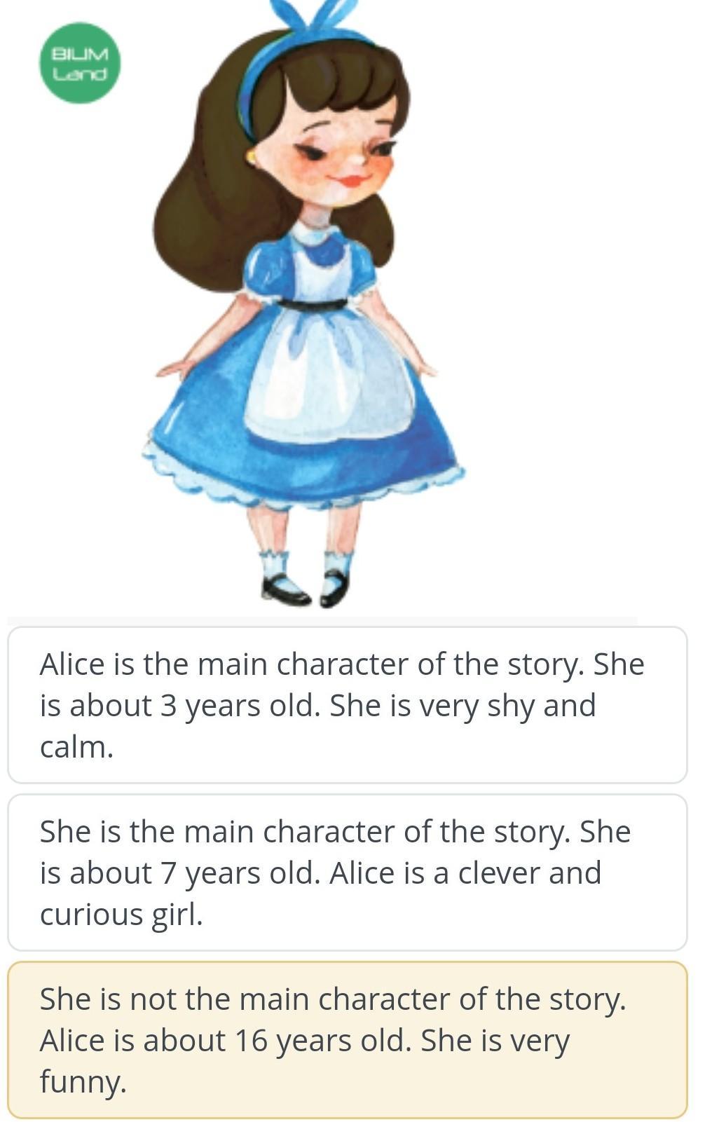 She is the best. Alice how old. Down Алиса. Alice in Wonderland English Lesson. Alice in Wonderland characters description.