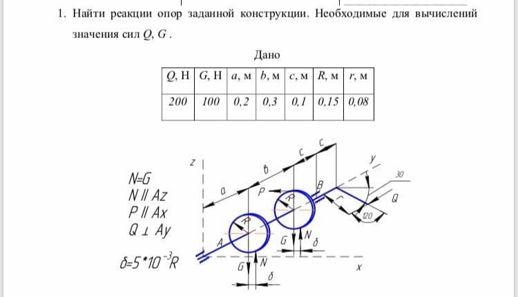 Рассчитать реакцию