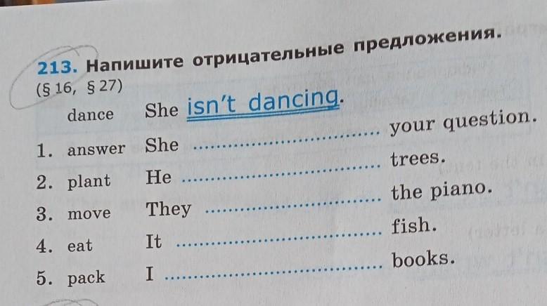 Напиши отрицательные. Напишите отрицания they saw a big Bird yesterday.