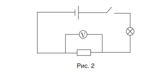 Схема электрической цепи представлена на рисунке 2 назовите все звенья цепи и изобразите стрелкой