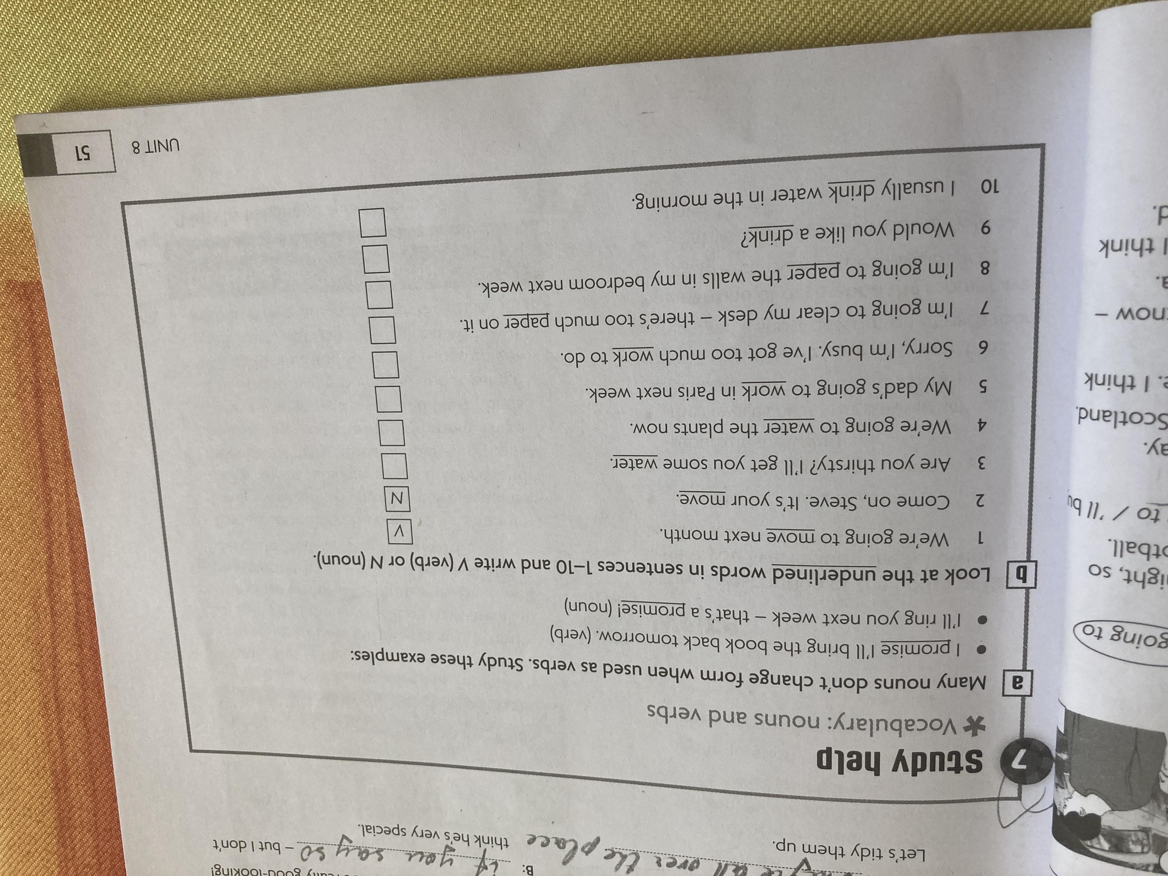 Underlined words. Look at Lisa's sentences in 1a ответы. Underline the Word номер 1. Write questions to the underlined Words in the sentences страница 83 Unit 4 5 класс. Underline the sentences count and write.