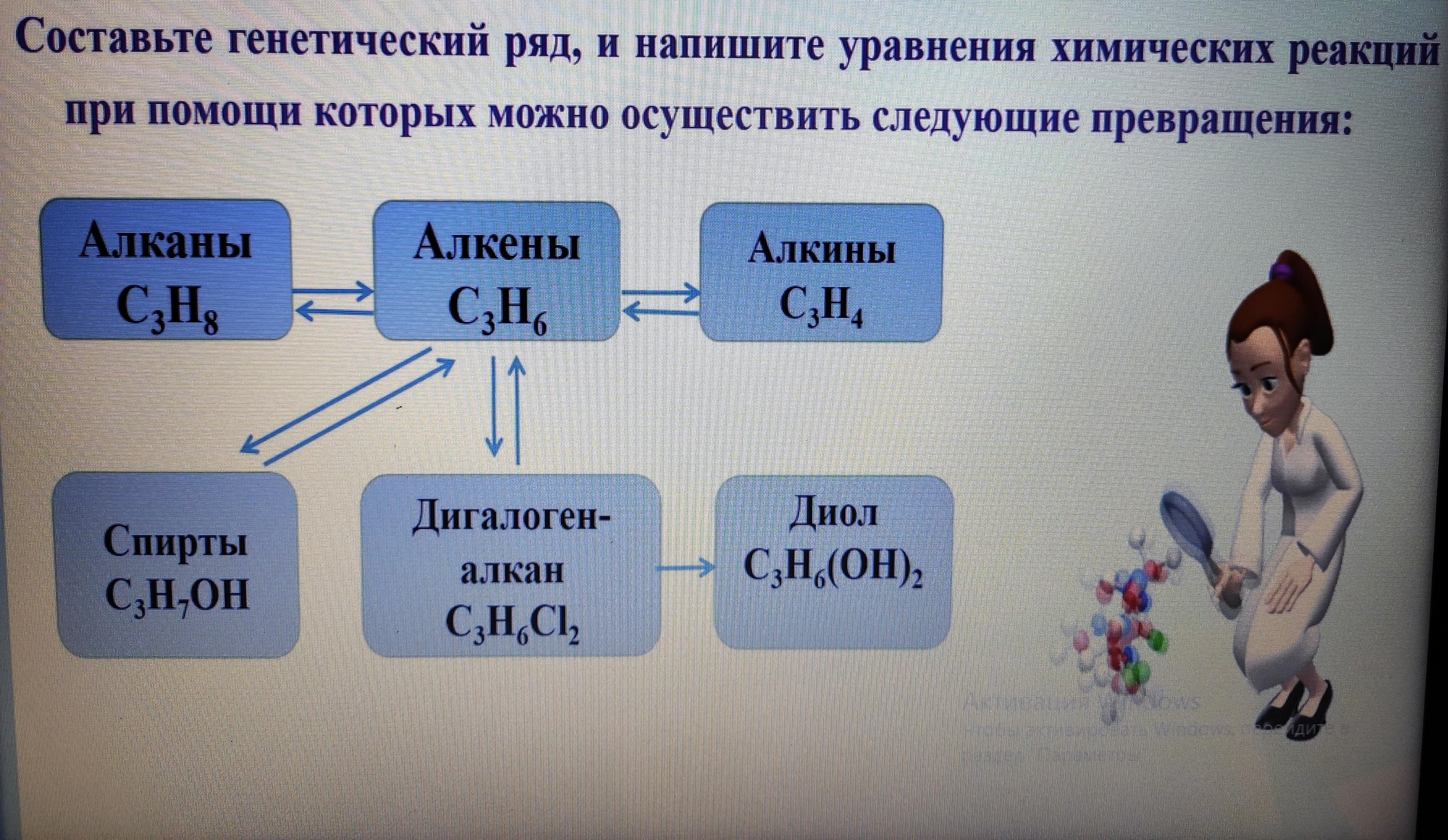 Составьте генетический ряд кальция используя схему