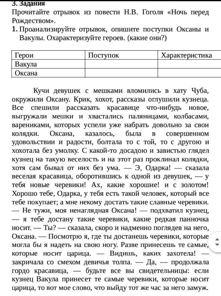 Ночь перед рождеством описание вакулы из текста. Анализ повести Гоголя ночь перед Рождеством. Характеристика Оксаны из ночь перед Рождеством. Характеристика Оксаны из ночь перед Рождеством 6 класс. Оксана характеристика героя ночь перед Рождеством.