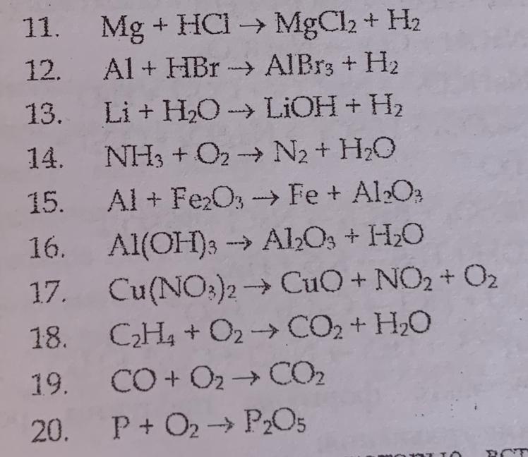 Mgcl2 cu no3 2. Расставьте коэффициенты в схемах химических реакций. Химические уравнения fe2o3+h2-h2o+Fe. Fe2o3+hbr Тип реакций. Расставьте коэффициенты в уравнениях химических реакций.