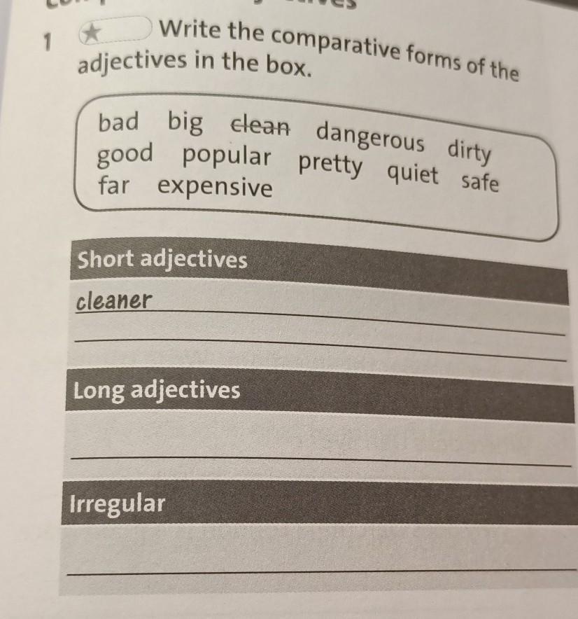 Write the Comparative form of the adjectives Dangerous. Write the Comparative form of the adjective 1 big. Dangerous Comparative form. Write three forms of Comparison big-bigger-the. Quiet comparative form