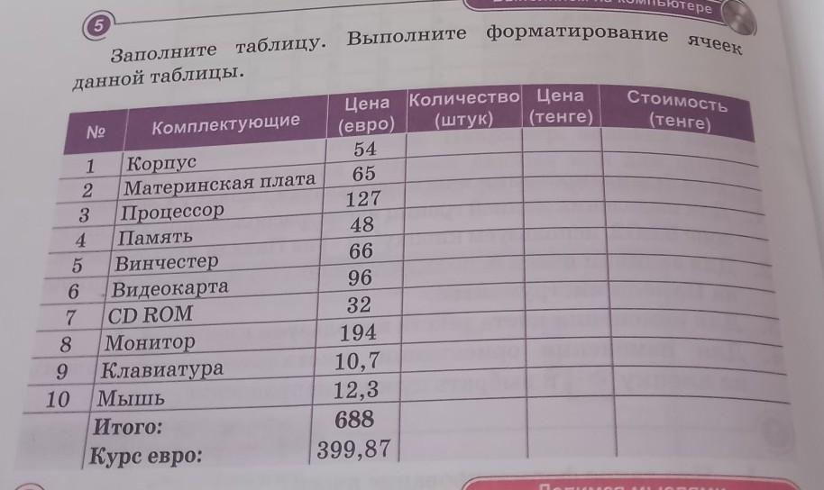 Заполните данную таблицу. Заполните таблицу 635. Заполните таблицу 12 : а. Заполните таблицу данными таблицу и выполните в ней. 273 Заполните таблицу данными.