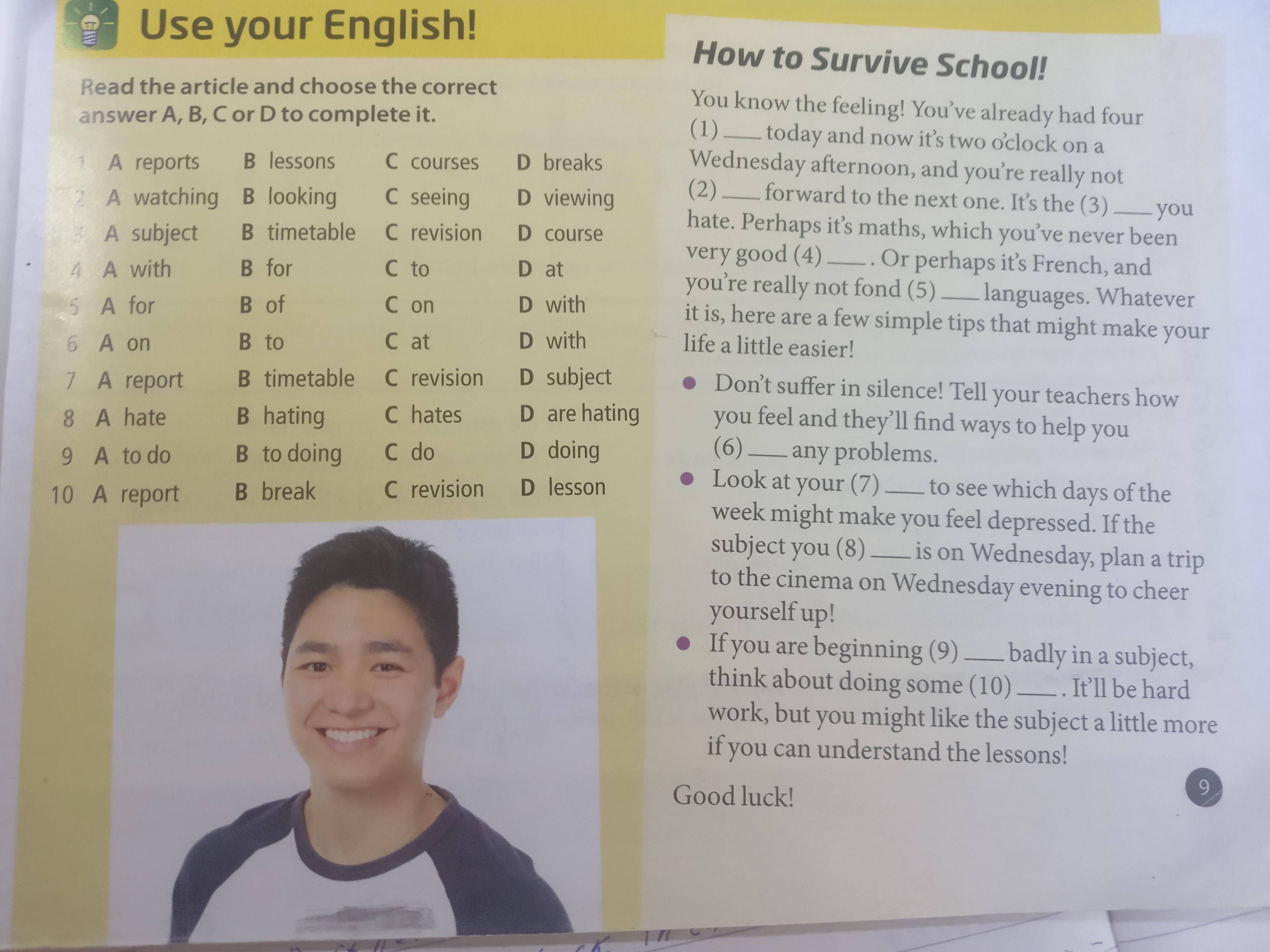 Your answer correct. Read the article. Read the article and choose the correct answer. Read about School commute choose the correct answer a, b or c.