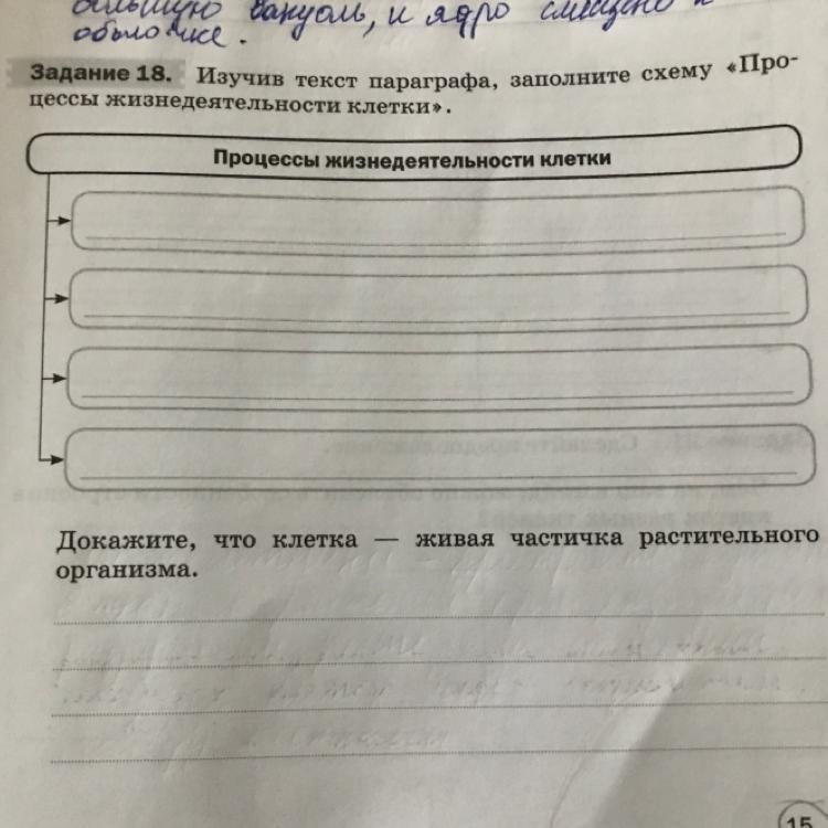 Изучив текст параграфа и рисунок 52 заполните схему