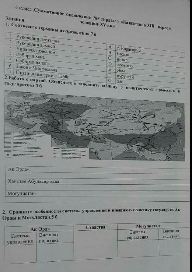 География 6 класс 2 четверть