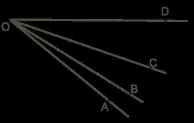 На рисунке oa oc. OA, ob, OC И od нарисованы так, что выходят из общей начальной точки o.. OA od ob OC угол aco 65. Луч OA. Нарисовать Луч ОА.
