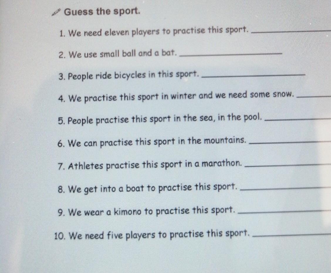 This sport. Guess the Sport. Guess the Sport description. In this Sport the Players. Guess the Sport from a short description.