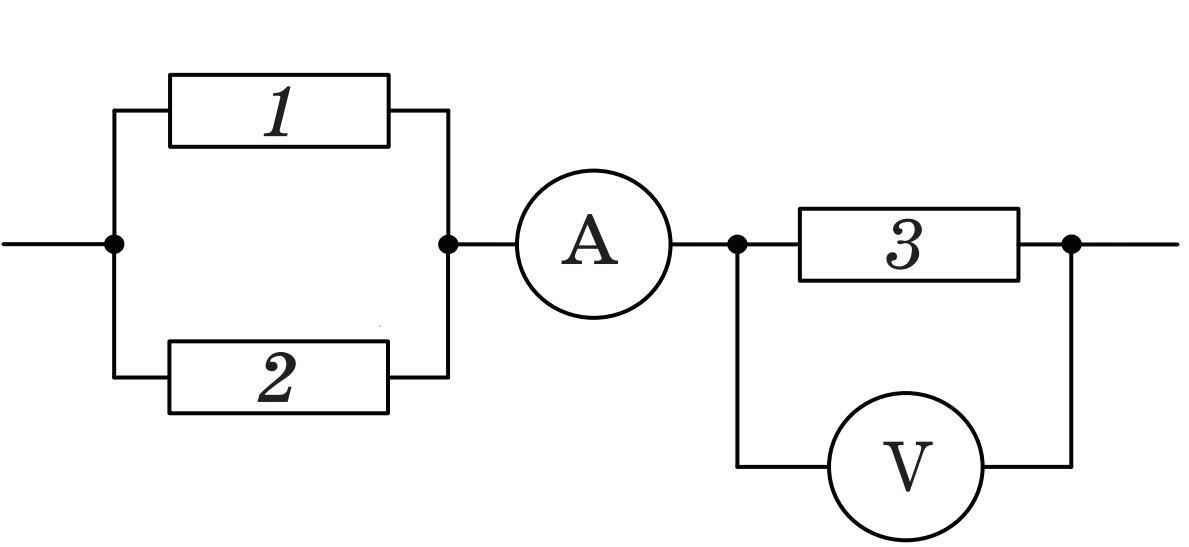 Ученик собрал электрическую цепь по схеме представленной на рисунке определите формулы которые можно