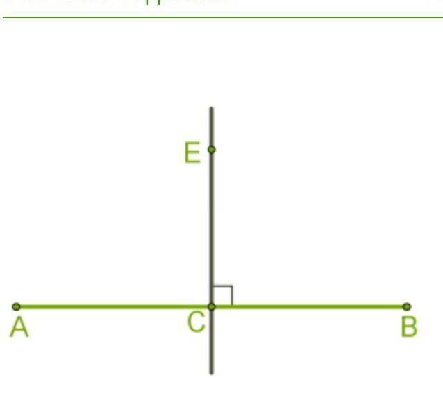 Как нарисовать перпендикуляр