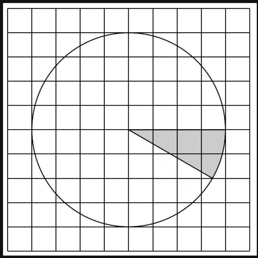 На клеточной бумаге изображен круг. Клетчатая бумага. Окружность на клетчатой бумаге. Найдите площадь закрашенной части круга. Площадь заштрихованной части круга.