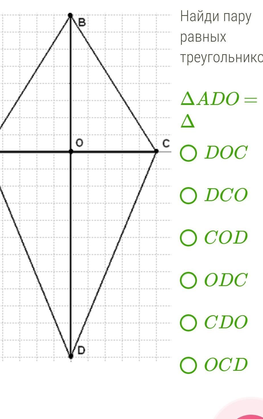 Четырехугольник с 1 осью симметрии