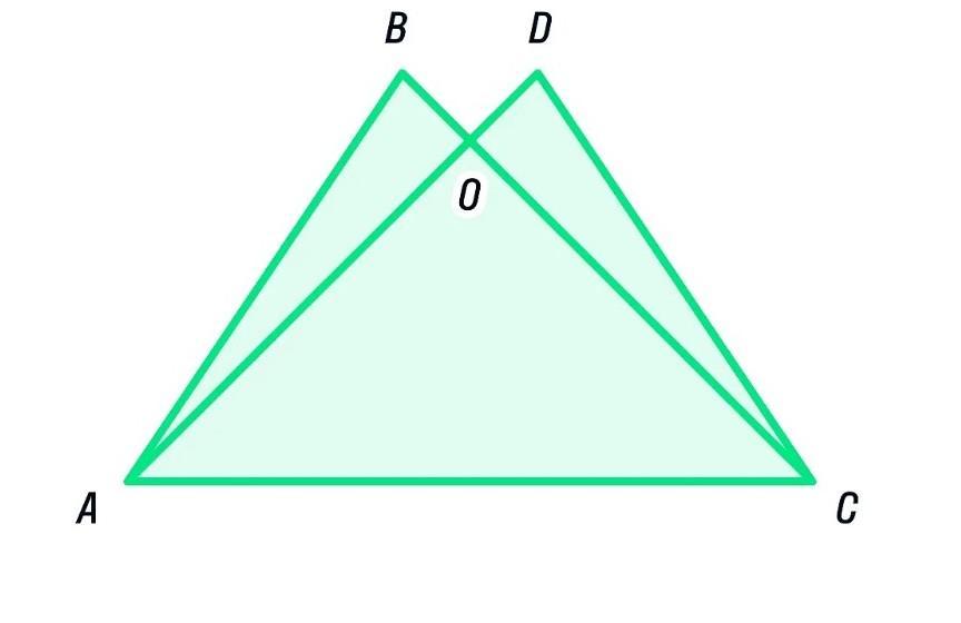 На рисунке bo. На рисунке ABC=CDA, ab=CD=100 см, bo=do=25 см. Нарисовать треугольник онлайн по заданным параметрам.