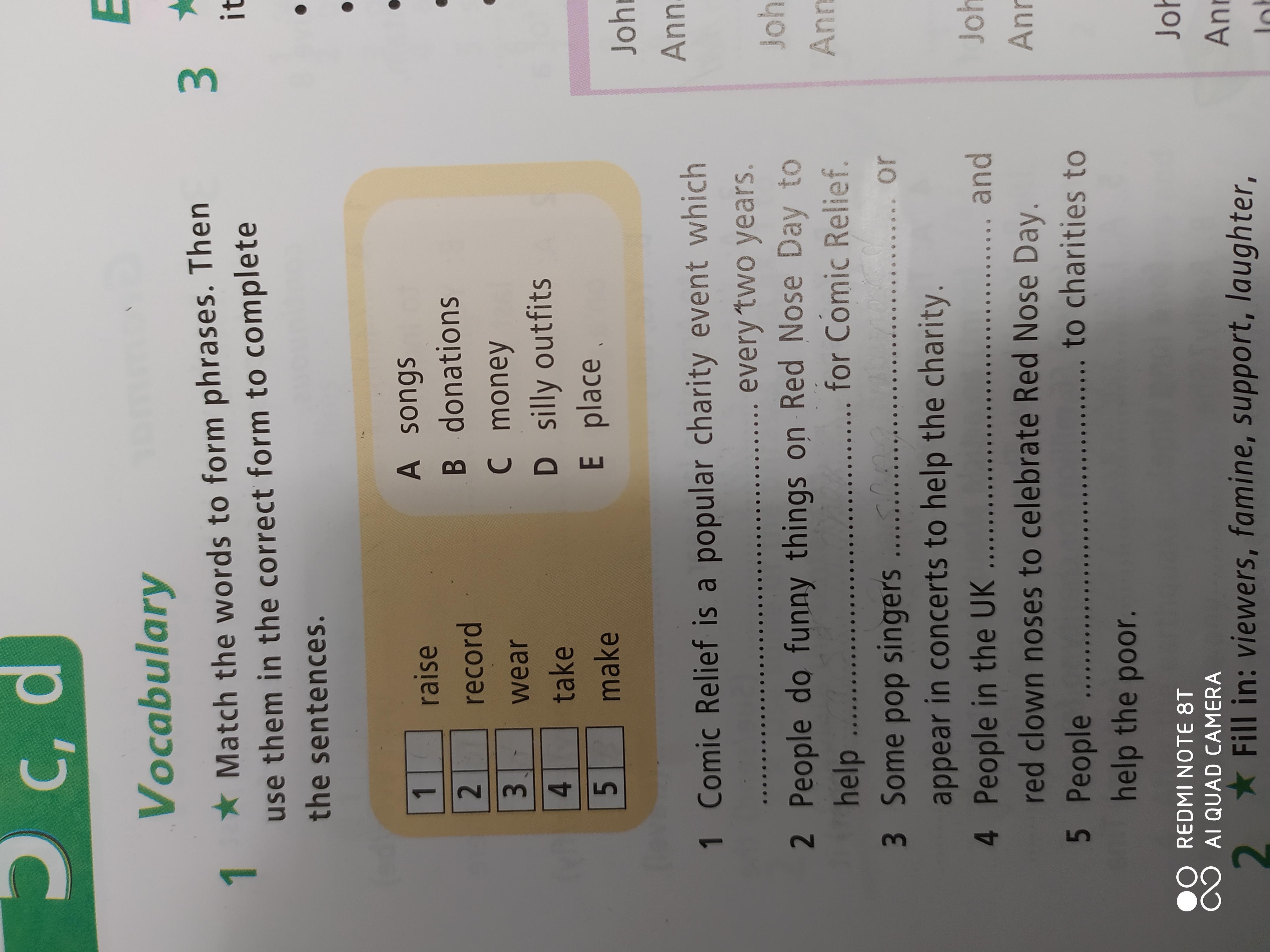 Match the words to form phrases balance