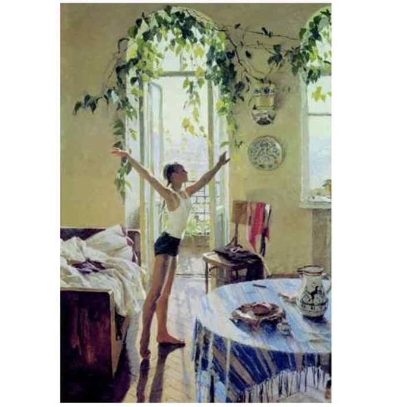 Картины т н яблонской. Картина т н Яблонской утро. Т Н Яблонская утро картина. Т.Н.Яблонской «утро» (1954).