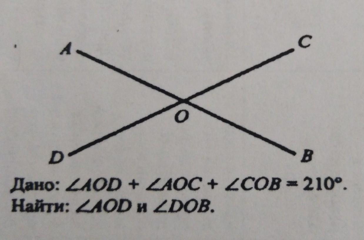 Найдите угол aod