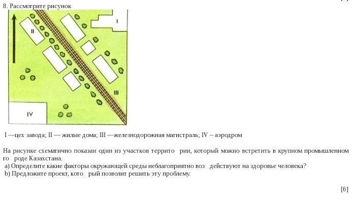 На рисунке схематично показано. План района Внуково, география 8 класс.