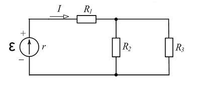 Электрическая цепь состоит из источника эдс