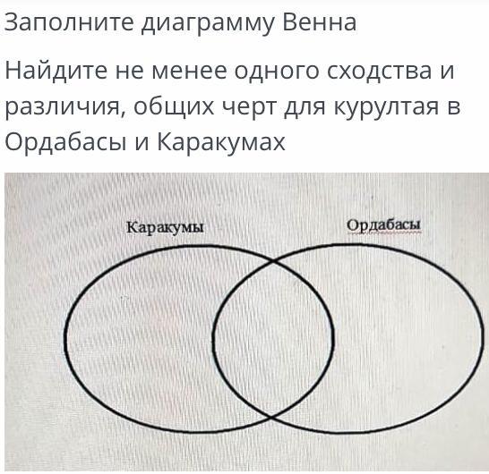 Заполните диаграмму