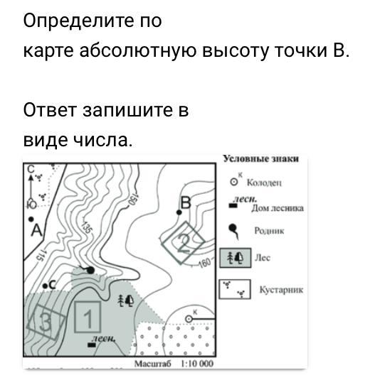 Карта абсолютных высот