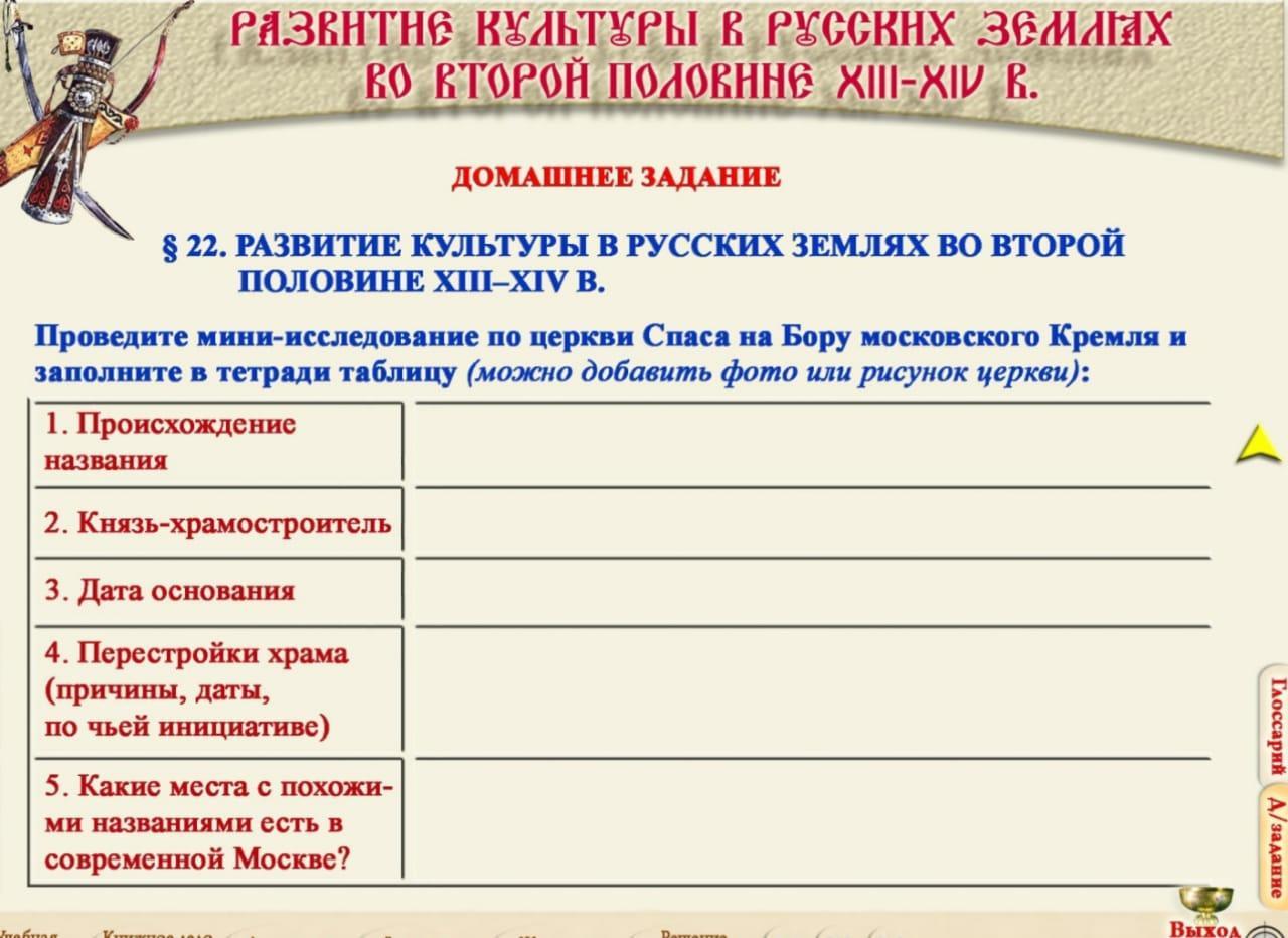 Развитие культуры в русских землях во второй половине 13 14 века презентация