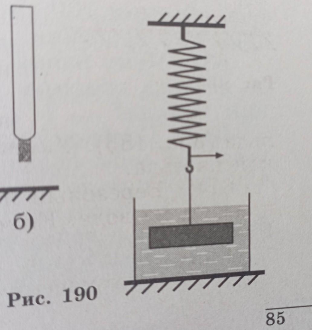 Металлический брусок опущен в воду. Стальной подвешенный на нити погружен брусок нити. Стальной брусок подвешенный на нити погружен в воду. Подвешенный на нити стальной брусок погружен в воду назовите. Силы действующие на подвешенный брусок с пружиной.