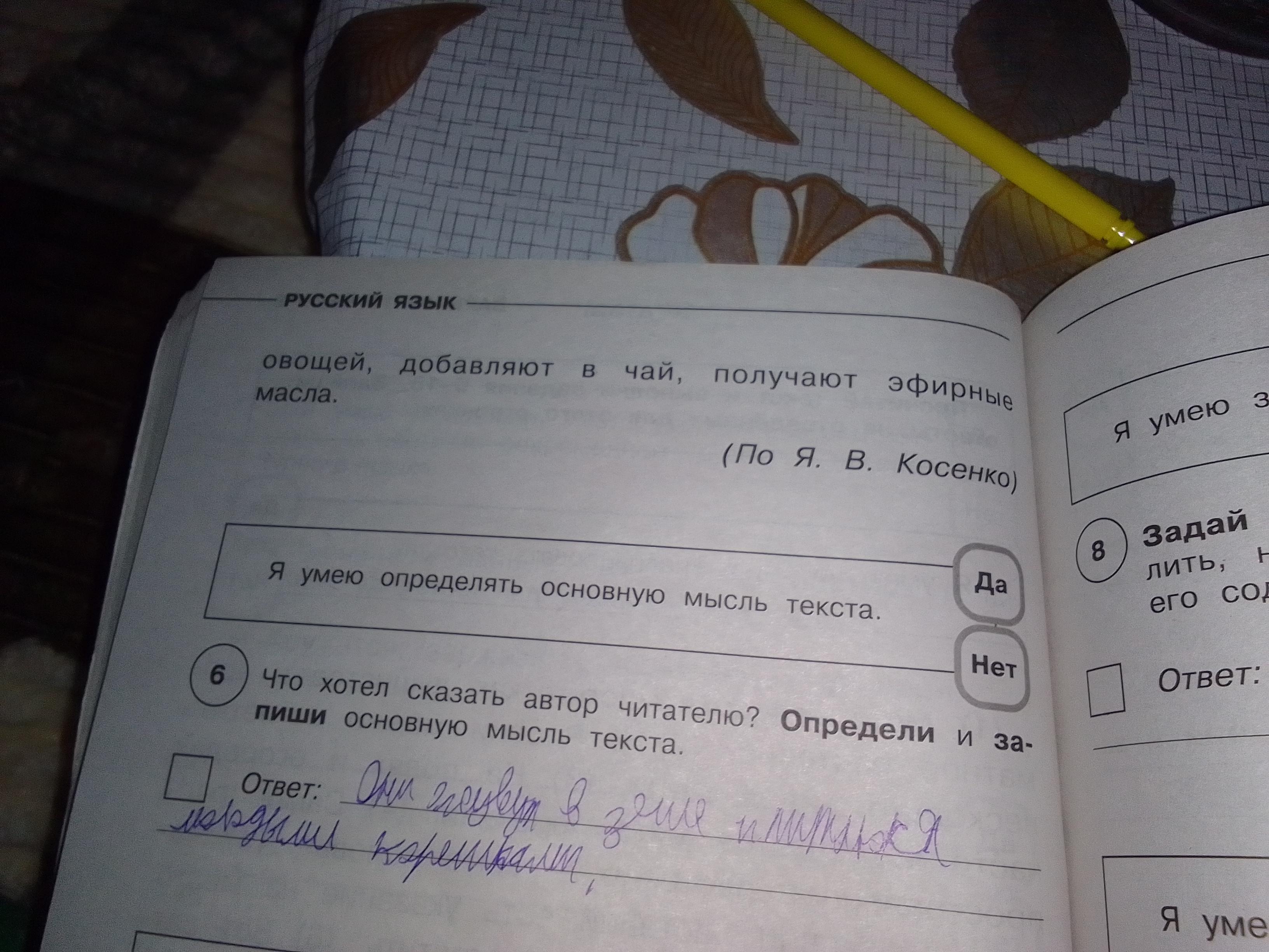 Составь план выборочного пересказа используя слова из текста