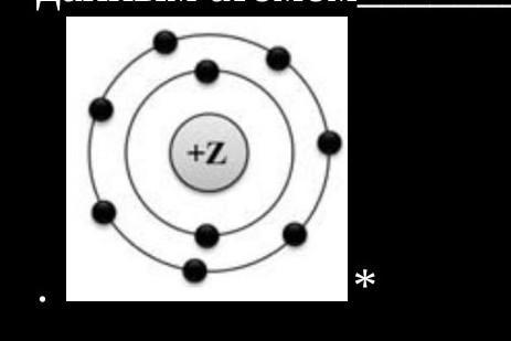 На приведенном рисунке изображена модель атома химического элемента запишите в поле ответа