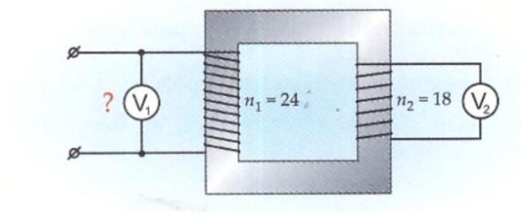 Определение напряжения обмоток трансформатора вольтметром.