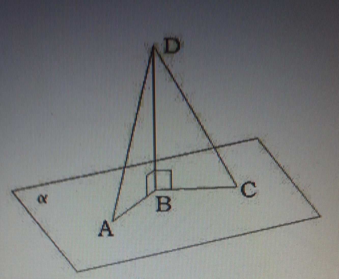 К плоскости альфа проведена наклонная
